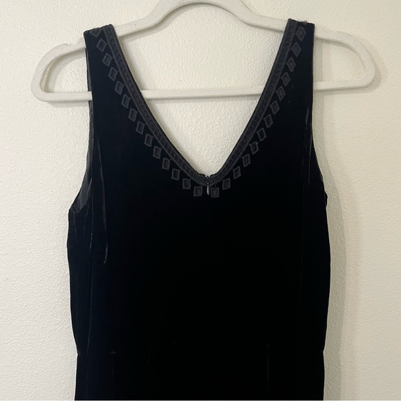 Jade by Johnny Was Embroidered Velvet Cropped Jumpsuit - Picture 6 of 9